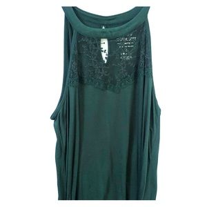 Torrid Super Soft green top